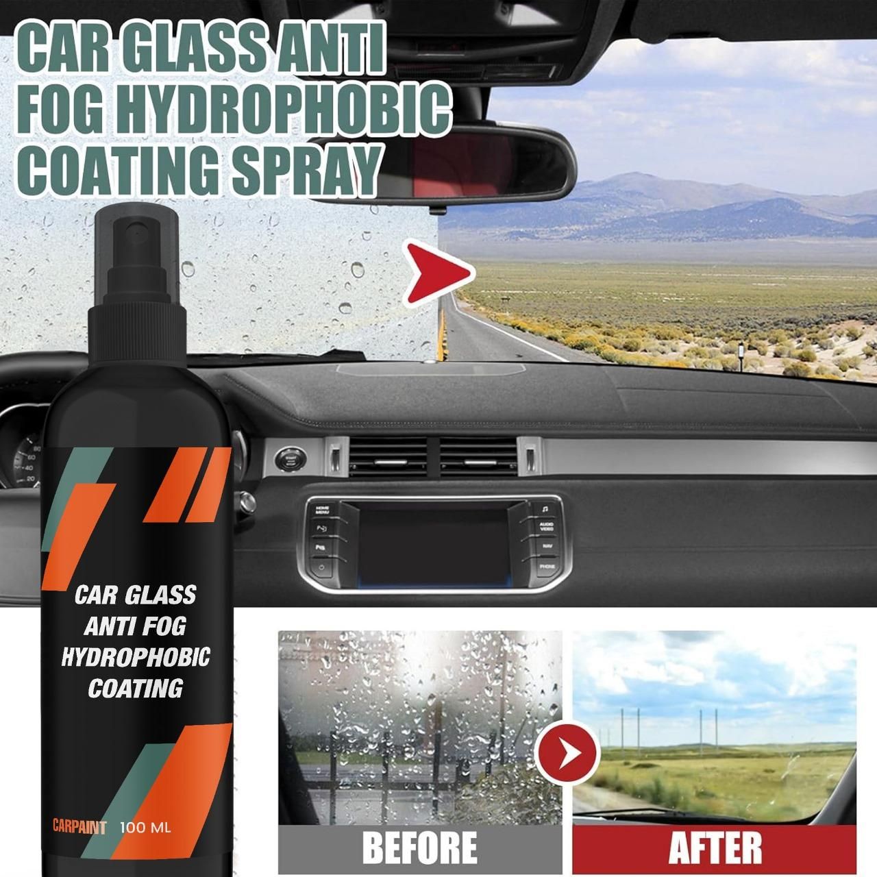 Car Glass Anti-Fog & Water Repellent Spray šš¦ | Buy 1 Get 1 FREE! š„